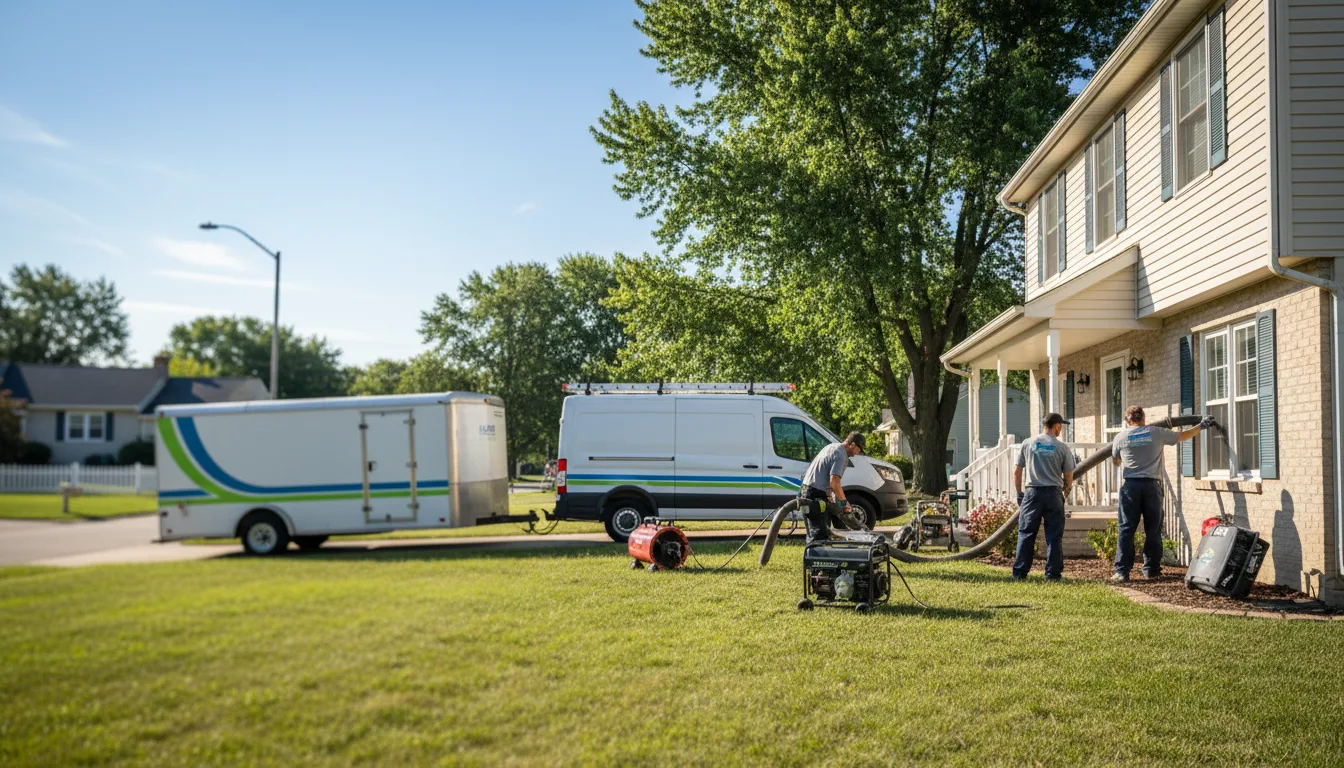 Flooded Basement Restoration And Cleanup With Repair in Springville, NY near me